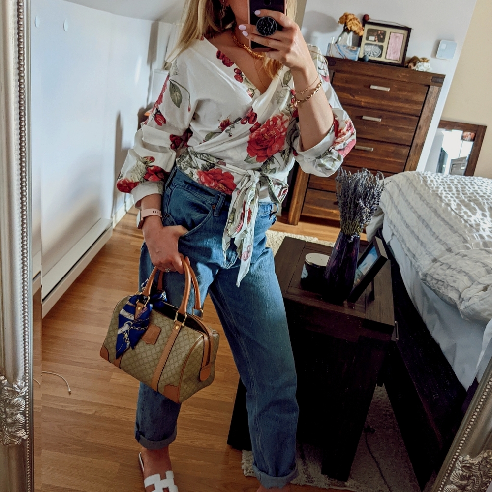 Rose Wrap Shirt